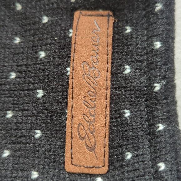 Eddie Bauer Gray and Black Moose Knit Sweater - Picture 3 of 6